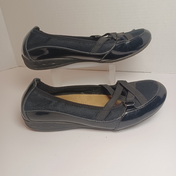 Earth Spirit Gelron Cushion‎ Slip-on Flats Shoes Black Women’s Size 7 Comfort - Picture 2 of 7